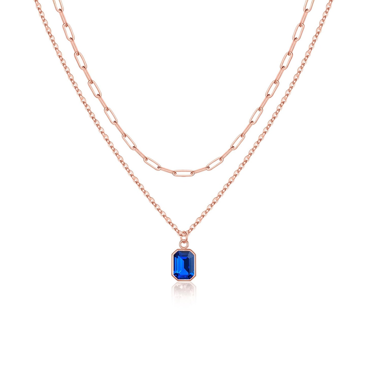Birthstone Layered Necklace