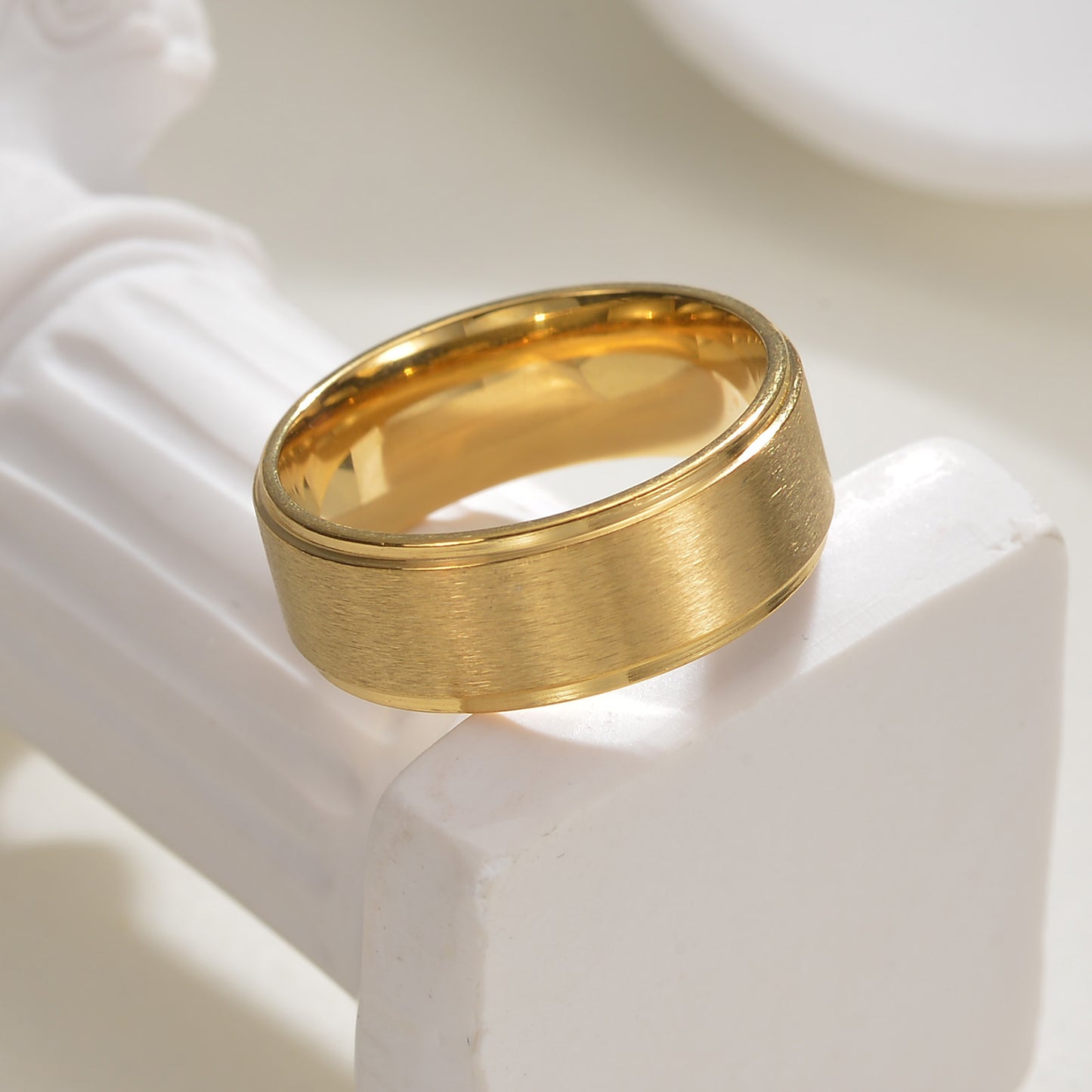 Minimalist Titanium Steel Ring