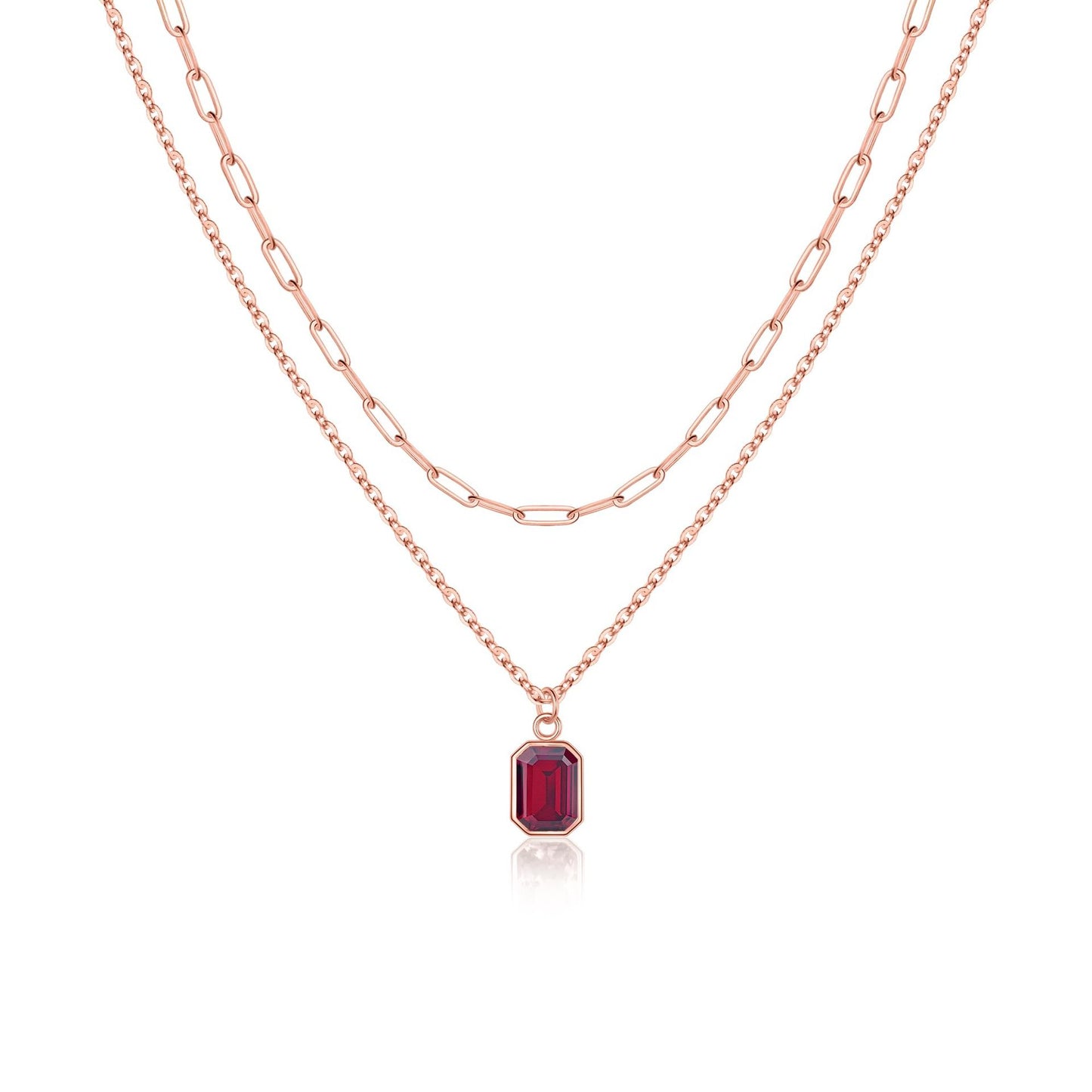 Birthstone Layered Necklace