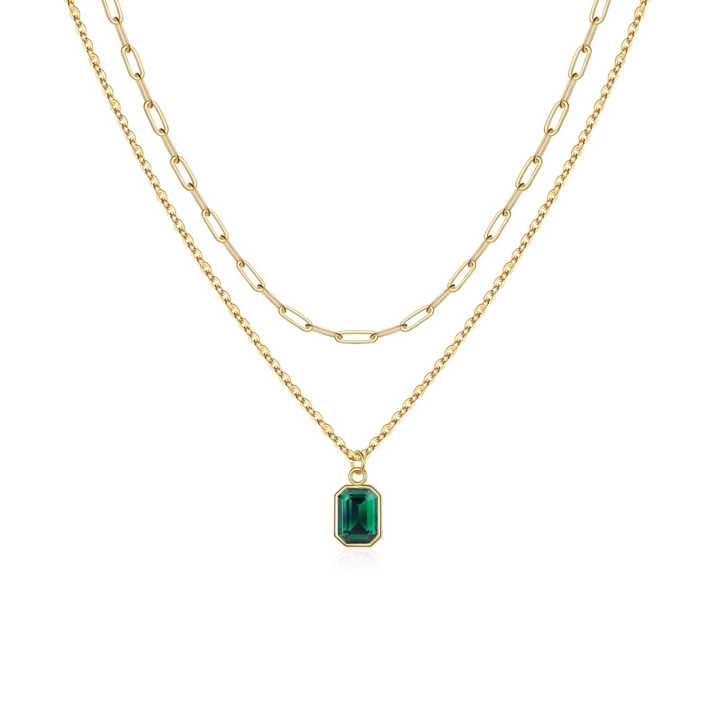 Birthstone Layered Necklace