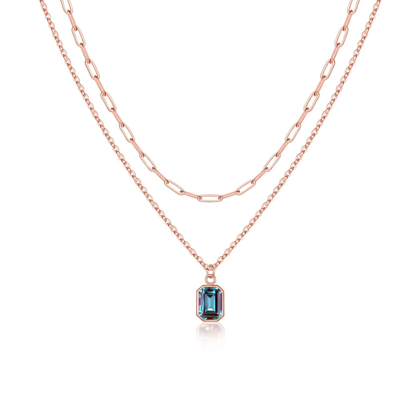 Birthstone Layered Necklace