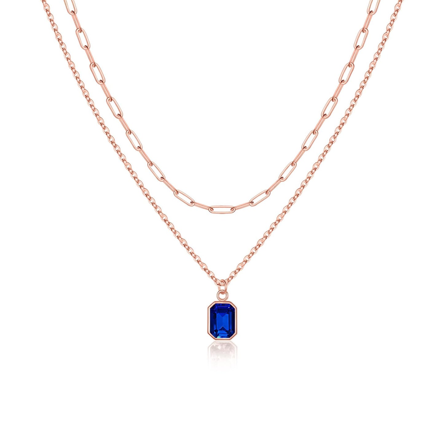 Birthstone Layered Necklace