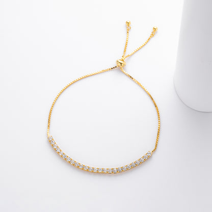 Zircon Embedded .925 Bracelet