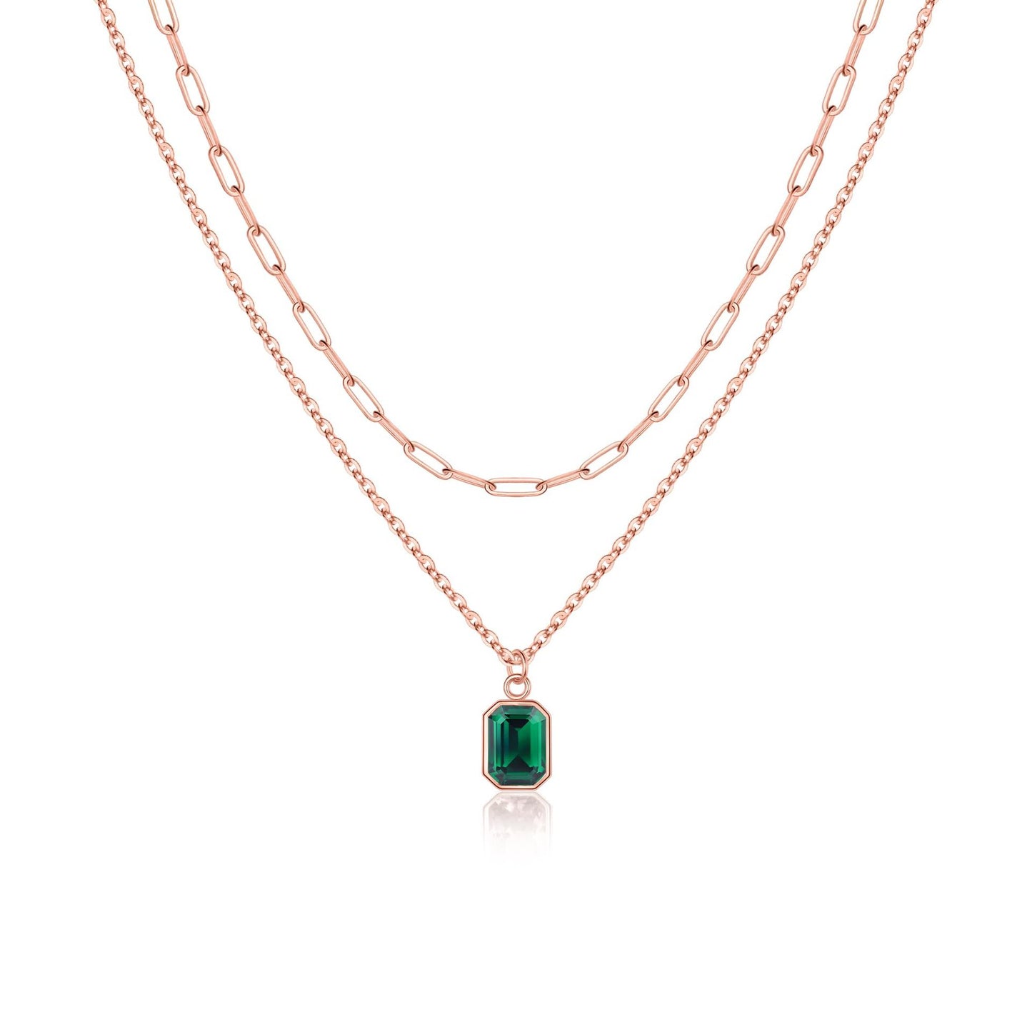 Birthstone Layered Necklace