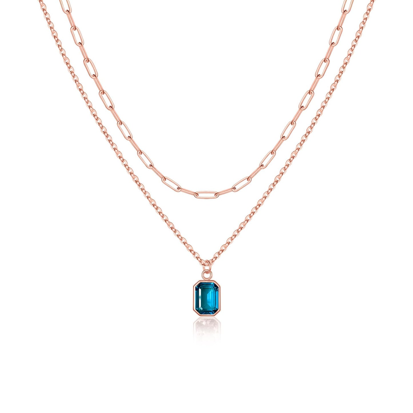 Birthstone Layered Necklace