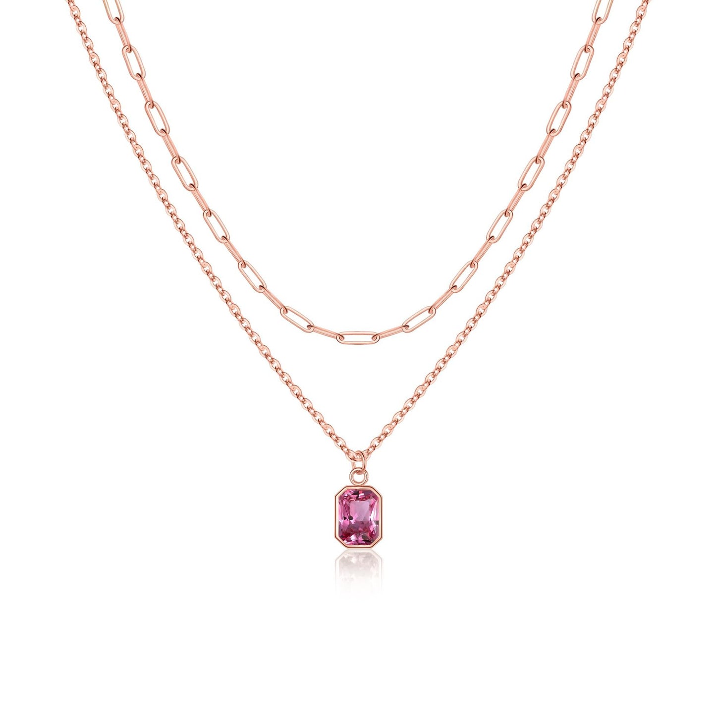 Birthstone Layered Necklace