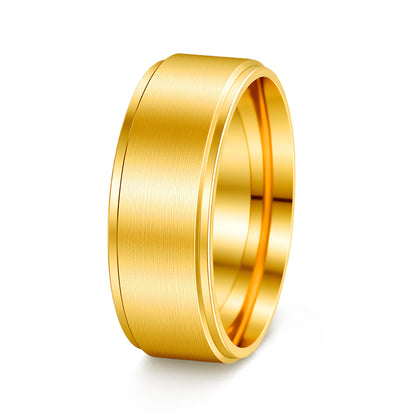 Minimalist Titanium Steel Ring