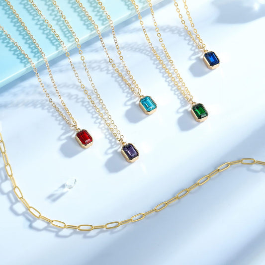Birthstone Layered Necklace