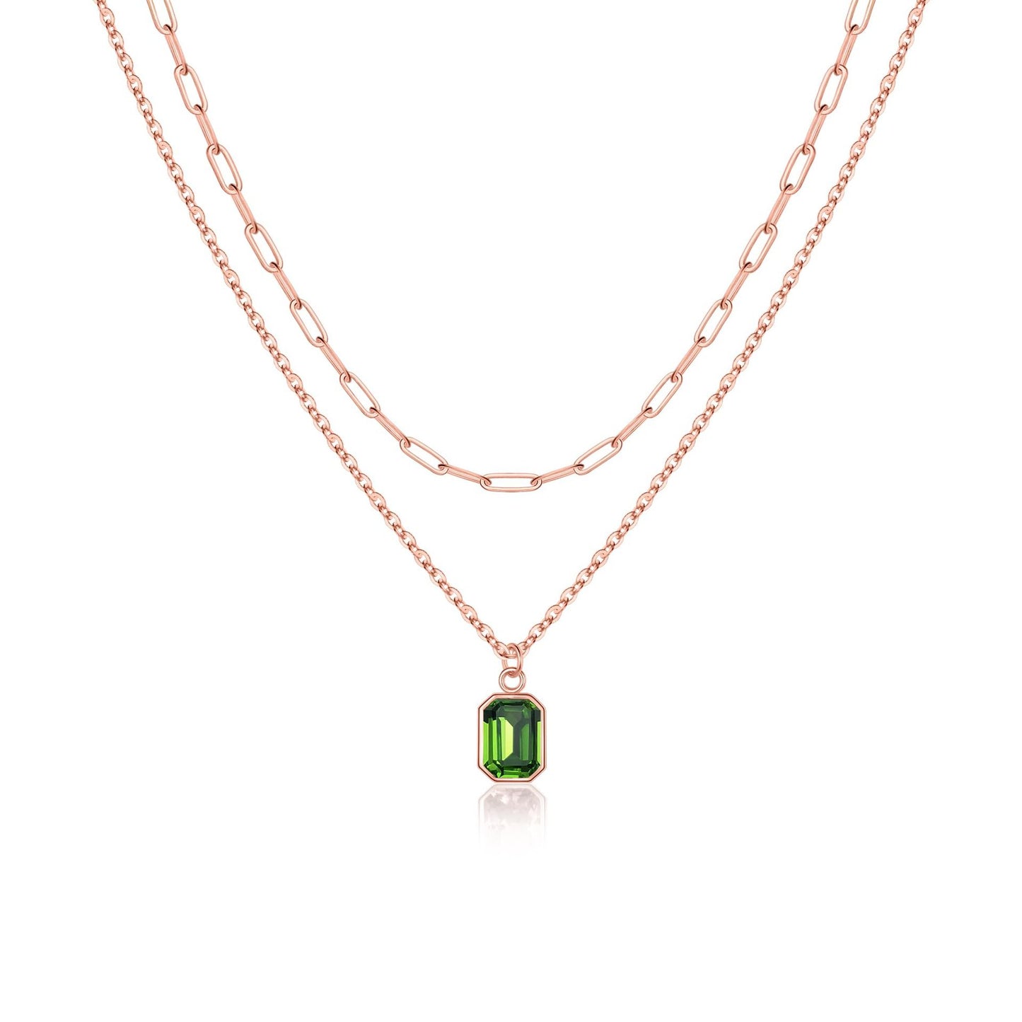 Birthstone Layered Necklace