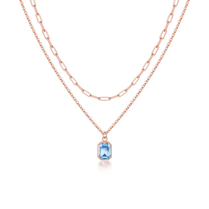 Birthstone Layered Necklace